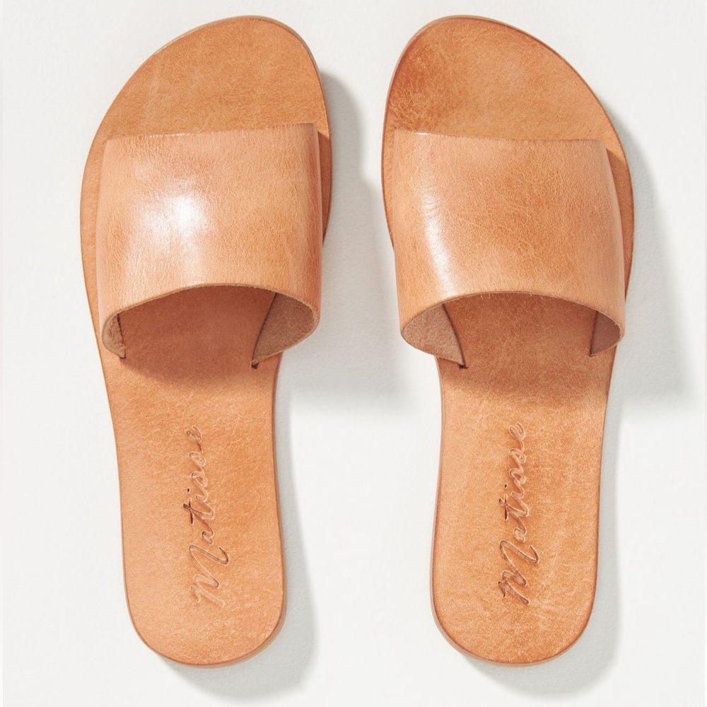 Matisse Carmen Slide Sandals in Natural